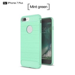 Pouzdro Forcell Carbon na iPhone 8 Plus / 7 Plus - Mint