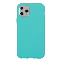 Pouzdro Solid Silicone Case iPhone 12 Pro/12 - zelená