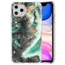 Vennus Marble Glitter Case iPhone 12 mini - Design 4