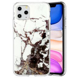 Pouzdro TopQ iPhone 12 Pro silikon Marble Glitter - Design 2