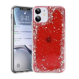 Pouzdro TopQ iPhone 12 mini pevné Brilliant - červená
