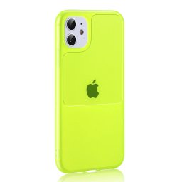 TEL PROTECT Window Case iPhone 12 mini - žlutá