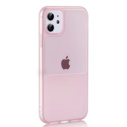 TEL PROTECT Window Case iPhone 12 Pro Max - růžová