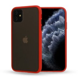 Pouzdro Vennus Color Button Bumper iPhone 12 mini - Červené