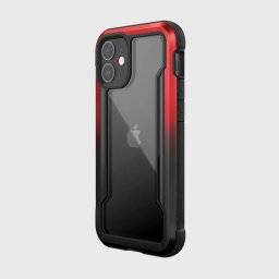 X-Doria Raptic Shield iPhone 12 mini - Černo-červená