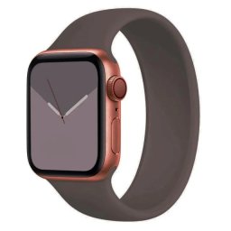 Řemínek iMore Solo Loop Apple Watch Series 4/5/6/SE 40mm - Kakaově hnědá (L)