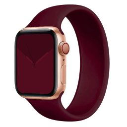 Řemínek iMore Solo Loop Apple Watch Series 4/5/6/SE 40mm - Vínová (S)