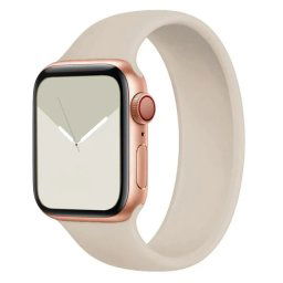 Řemínek iMore Solo Loop Apple Watch Series 1/2/3 38mm - Antická bílá (L)