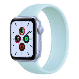 Řemínek iMore Solo Loop Apple Watch Series 1/2/3 38mm - Bledě modrá (L)