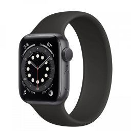 Řemínek iMore Solo Loop Apple Watch Series 1/2/3 38mm - Černá (M)