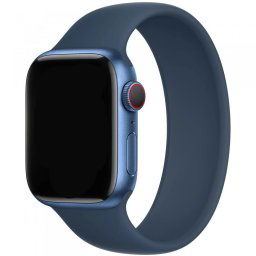 Řemínek iMore Solo Loop Apple Watch Series 1/2/3 38mm - Hlubokomořsky modrá (L)