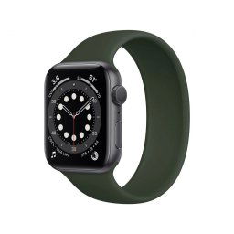 Řemínek iMore Solo Loop Apple Watch Series 1/2/3 38mm - Kypersky zelená (L)