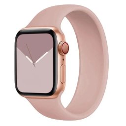 Řemínek iMore Solo Loop Apple Watch Series 4/5/6/SE 44mm - Pískově růžová (S)