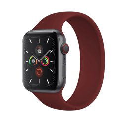 Řemínek iMore Solo Loop Apple Watch Series 1/2/3 42mm - Kaštanová (XS)