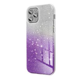 Forcell Shining Case iPhone 12 Pro Max - Stříbrné/Fialové