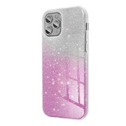 Forcell Shining Case iPhone 12 Pro Max - Stříbrné/Růžové