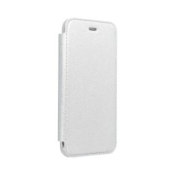 Pouzdro ForCell Electro Book iPhone 12 Pro Max - stříbrné