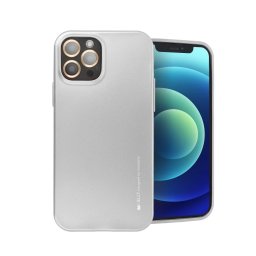 Pouzdro MERCURY i-Jelly Case silikonové iPhone 12/12 Pro - šedá metalíza