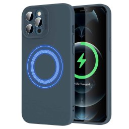 Pouzdro ESR Cloud Soft MagSafe iPhone 12 Pro - Modré