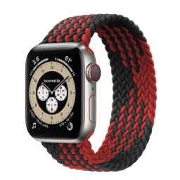 Řemínek iMore Braided Solo Loop Apple Watch Series 1/2/3 38mm - magma (L)