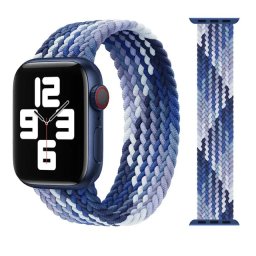Řemínek iMore Braided Solo Loop Apple Watch Series 1/2/3 38mm - mořské vlny (XS)