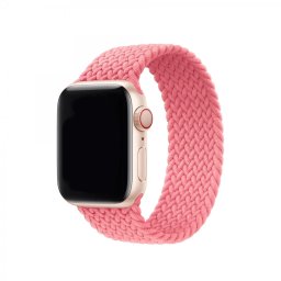 Řemínek iMore Braided Solo Loop Apple Watch Series 1/2/3 38mm - punčově růžový (M)