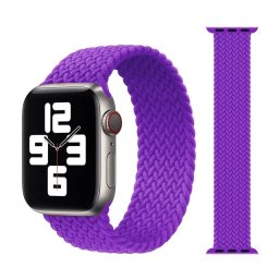 Řemínek iMore Braided Solo Loop Apple Watch Series 1/2/3 38mm - tmavě fialový (S)