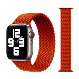 Řemínek iMore Braided Solo Loop Apple Watch Series 1/2/3 38mm - tmavě oranžový (XS)