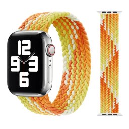 Řemínek iMore Braided Solo Loop Apple Watch Series 1/2/3 38mm - západ slunce (S)
