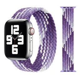 Řemínek iMore Braided Solo Loop Apple Watch Series 1/2/3 42mm - borůvkový (S)