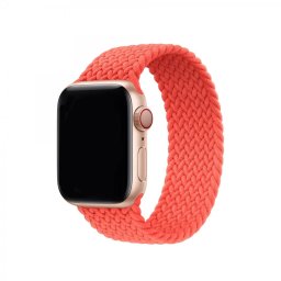 Řemínek iMore Braided Solo Loop Apple Watch Series 1/2/3 42mm - jasně oranžový (M)
