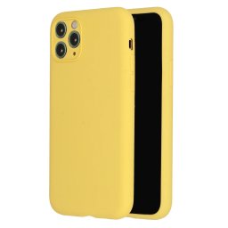 Pouzdro Vennus case Silicone Lite iPhone 12 - Žluté