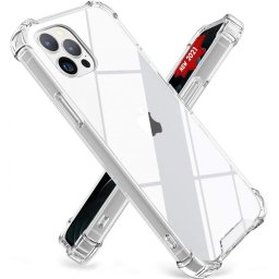 Pouzdro Toptel Anti Shock iPhone 12 Pro/12 Transparent
