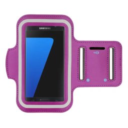 Sportovní pouzdro Toptel Armband SLIM Case XL - Fialové