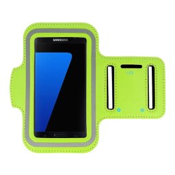 Sportovní pouzdro Toptel Armband SLIM Case XL - Limetkové