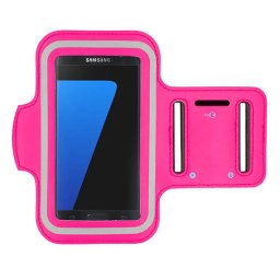 Sportovní pouzdro Toptel Armband SLIM Case XL - Růžové