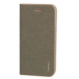Pouzdro Vennus Book Frame iPhone 12 Pro Max - šedé