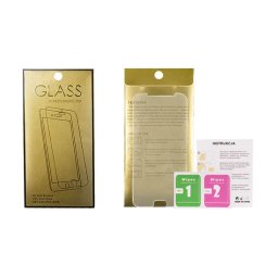 MasterMobile Tvrzené sklo 2.5D 9H ECONOMY Glass Gold pro iPhone 12