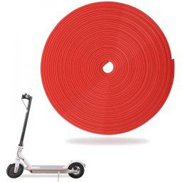OEM Ochranná a dekorativní páska pro Xiaomi Scooter (4m) - Červená