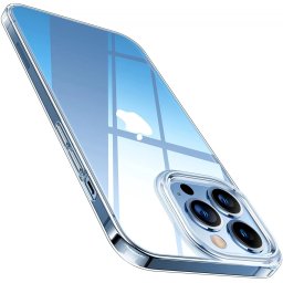 Pouzdro TopQ iPhone 13 Pro silikon 1 mm průhledný