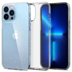Pouzdro Spigen Liquid Crystal Glitter iPhone 13 Pro Max - Crystal Quartz