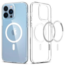 Pouzdro Spigen Ultra Hybrid Mag iPhone 13 Pro Max - White