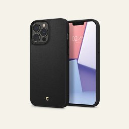 Pouzdro Spigen Cyrill Leather Brick iPhone 13 Pro - Black