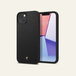 Pouzdro Spigen Cyrill Leather Brick iPhone 13 - Black