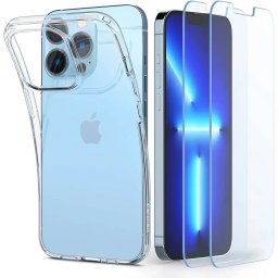Pouzdro Spigen Crystal Pack iPhone 13 Pro - Čiré
