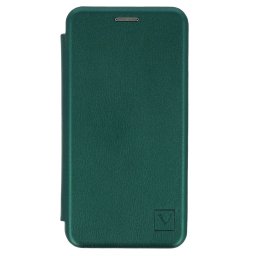 Pouzdro Book Vennus Elegance iPhone 13 - Tmavě zelené