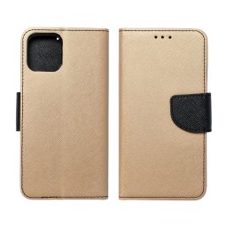 Pouzdro Fancy Book Iphone 13 Pro Max - Zlaté/Černé
