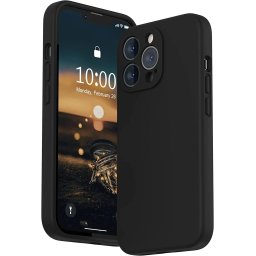 Pouzdro Vennus Silicone Lite iPhone 13 Pro Max - Černé