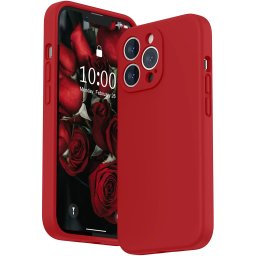 Pouzdro Vennus Silicone Lite iPhone 13 Pro Max - Červené