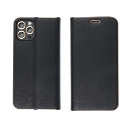 Pouzdro Forcell Luna Book Gold Apple Iphone 13 - Černé